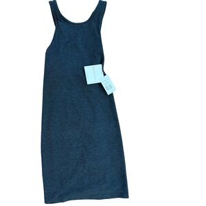 Beyond Yoga Spacedye High Neck Racerback Dress Darkest Night SD6134 Large NEW